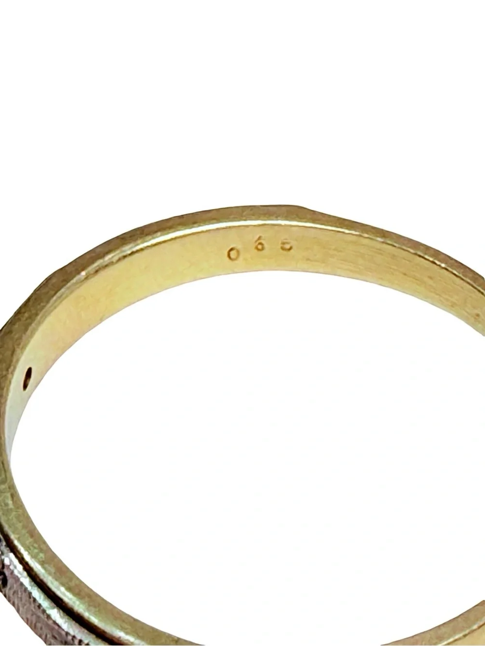 🌟 Vintage Keepsake 14K Two-Tone Gold Diamond Ring